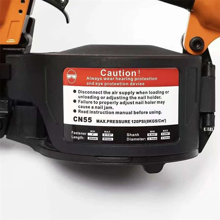 CN55 Pneumatic Industry Coil Nail Gun factory